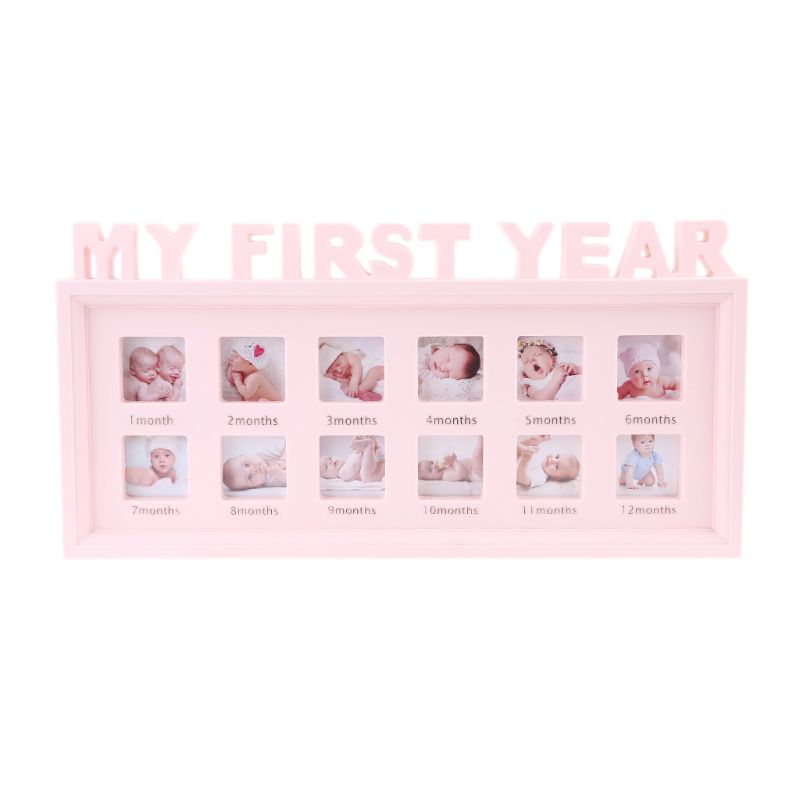 My First Year Photo Frame Monthly Milestone